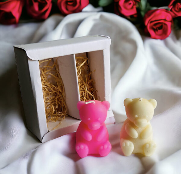 Teddy Candles Pack of 20