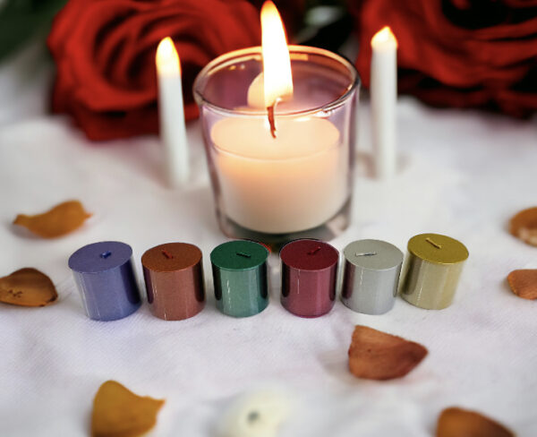 Multicolor Pillar Candles - The Fabulous Flame