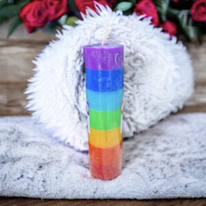 Chakra Pillar Candle Pack of 2